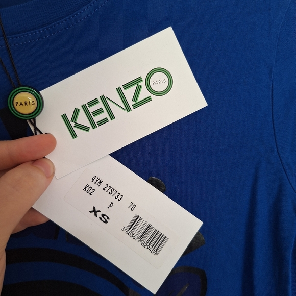 Kenzo Paris Blue Eye Men's T-Shirt - Picture 4 of 5